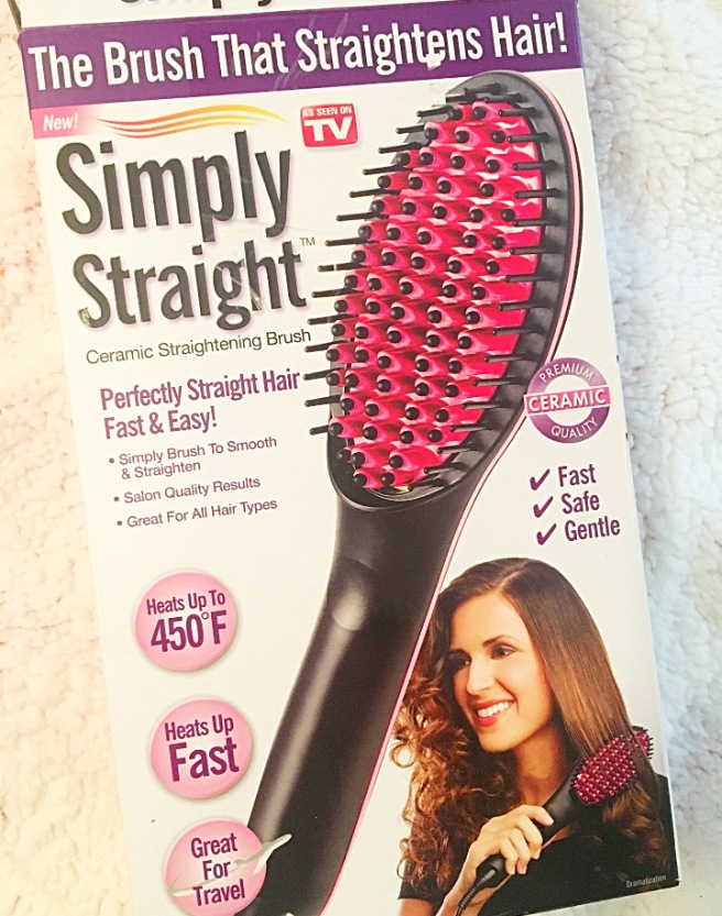 Simply Straight Ceramic Straightening Brush Review | Beauty and
